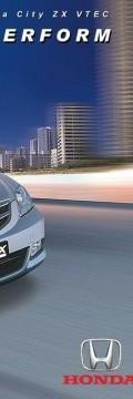 HONDA City ZX Sedan 1.4 i 8V (83 Hp) Karakteristik teknis
