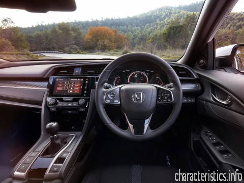 HONDA Поколение
 Civic X 1.0 (129hp) Технические характеристики
