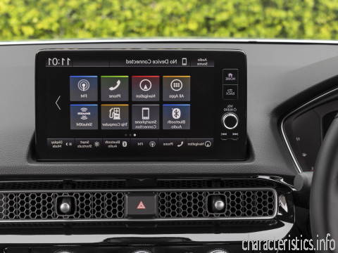 HONDA 世代
 Civic XI 2.0 CVT (158hp) 技術仕様
